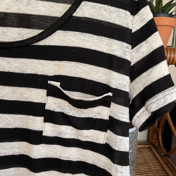 Linen Slub T-shirt by Ellison - size s - Picture 2 of 3